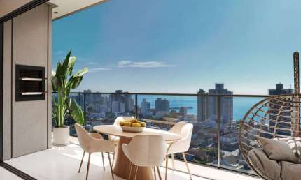 Apartamento para Venda em Balneário Piçarras, Centro, 4 dormitórios, 4 suítes, 5 banheiros, 2 vagas