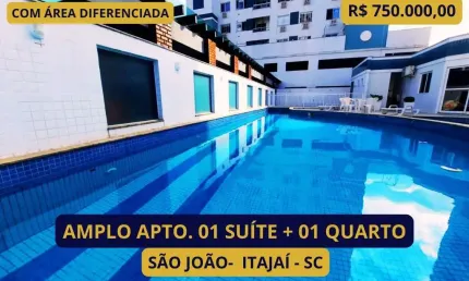 Apartamento para Venda em Itajaí, São João, 2 dormitórios, 1 suíte, 2 banheiros, 2 vagas