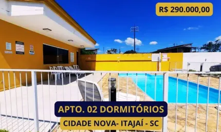 Apartamento para Venda em Itajaí, CIDADE NOVA, 2 dormitórios, 1 banheiro, 1 vaga