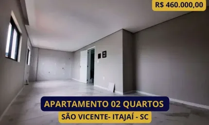 Apartamento para venda em itajaí, são vicente, 2 dormitórios, 1 banheiro, 1 vaga