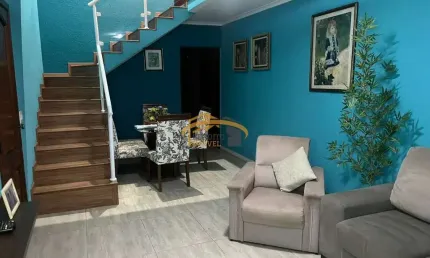 Sobrado para venda City Bussocaba, Osasco, com 3 suítes, quintal com churrasqueira, 4 vagas de garagens.