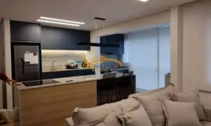 Apartamento em Alphaville Acqua Park, com 1 dormitório , sala ampla, planejados, lazer completo