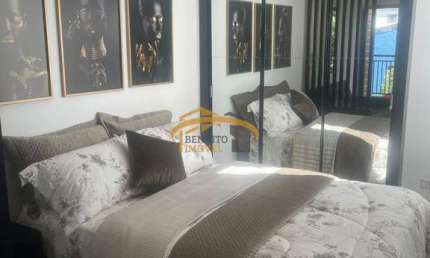 Apartamento Novo para venda, Centro, Carapicuíba, com 1 dormitório, semi mobiliado, cozinha, sala, lavanderia, banheiro  e 1 vaga de garagem.