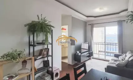 Apartamento santo antônio/califórnia com 2 dormitórios, sacada e 1 vaga de garagem. ok para financiamento e fgts