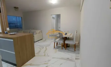 Apartamento mobiliado para locação ou Venda Jd. D'Abril, 2 dormitórios, 1 suíte, 2 vagas, depósito e lazer completo