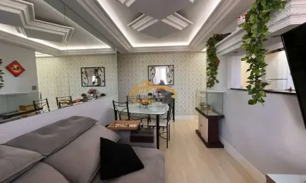 Apartamento a venda quitaúna, com 2 dormitórios, 1 vaga de garagem, lazer, próximo a estação de trem cptm.