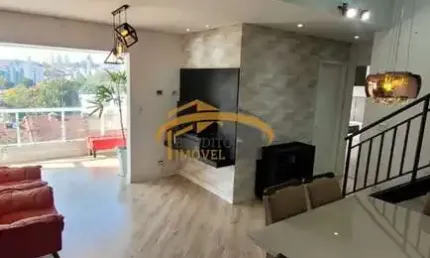 Cobertura duplex para locação ou venda, no Jardim Sarah, São Paulo, 139M², 2 dormitórios, 1 suíte, 2 vagas de garagem. Lazer completo.