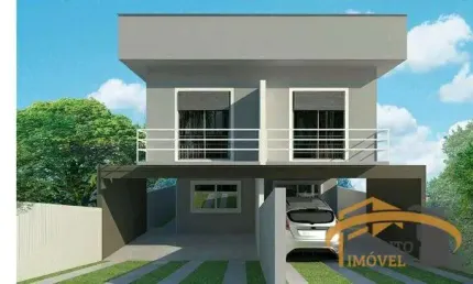 Sobrado para venda em condomínio fechado, Cotia, 3 dormitórios, sendo 1 suíte, quintal e 4 vagas de garagem.