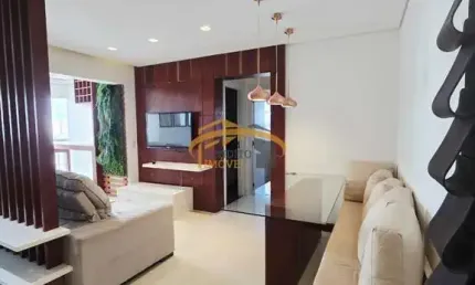 Apartamento mobiliado para locação, square, osasco, com 2 dormitórios, sacada, 1 vaga de garagem, condomínio com lazer completo.