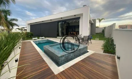 Casa com 3 dormitórios à venda, 274 m² por r$ 2.800.000,00 - alphaville nova esplanada - votorantim/sp