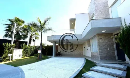 Sobrado com 3 dormitórios à venda, 337 m² por r$ 3.500.000,00 - condomínio ibiti royal park - sorocaba/sp