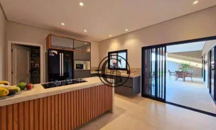 Casa térrea com 04 suítes - piscina - espaço gourmet - condomínio monte carlo
