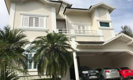 Sobrado em Condomínio para Locação em Barueri, Residencial Tamboré, 5 dormitórios, 5 suítes, 8 banheiros, 6 vagas