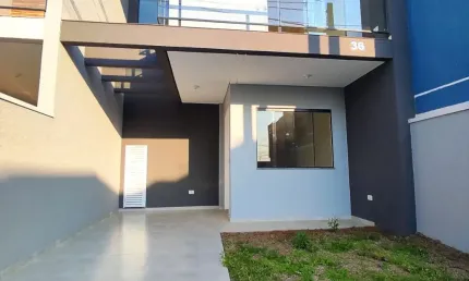 Casa em condomínio fechado com 3 quartos à venda na rua presidente joão goulart, 11111111, tatuquara, curitiba, 88 m2 por r$ 620.000