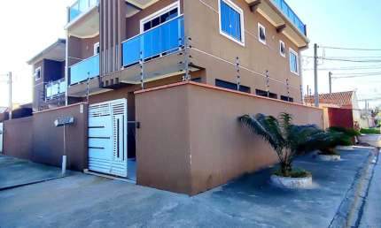 Duplex-Triplex à venda em Curitiba, Campo de Santana - Semimobiliado com closet, churrasqueira e varanda