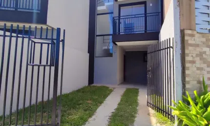 SOBRADO 02 QUARTOS COM TERRAÇO E  CHURRASQUEIRA NO TATUQUARA