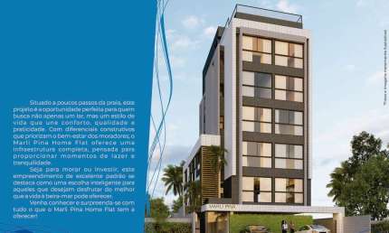 Apartamento Flat em Cabo Branco, João Pessoa/PB