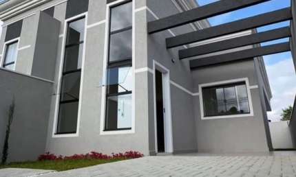 LANÇAMENTO ALTO PADRÃO   Rua Prímula- Localização que mais valoriza em araucária   Detalhes do Imóvel  3 Quartos (incluindo 1 suíte) 2 Vagas de garagem 69,8 m² com pé direito alto Acabamentos de alta