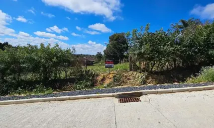 Terreno à venda na rua francisca do prado, quitandinha, rio negrinho por r$ 125.000
