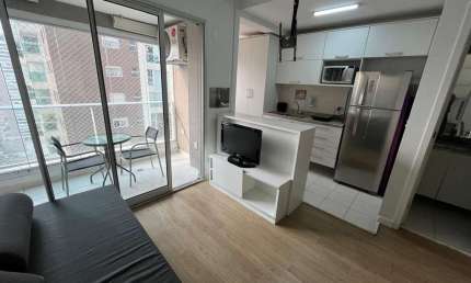 Apartamento para Venda em São Paulo, Cidade Monções, 1 dormitório, 1 banheiro, 1 vaga