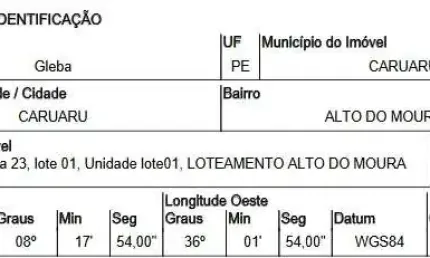 Oportunidade única em caruaru - pe | tipo: gleba | negociação: venda direta online  | situação: imóvel