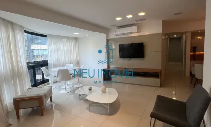 Apartamento 167m2, 4 suítes, 3 vagas de garagem, Segunda quadra da Praia em Jatiúca