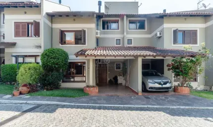 Casa em condomínio fechado com 3 quartos à venda na rua doutor pereira neto, --, tristeza, porto alegre por r$ 795.000