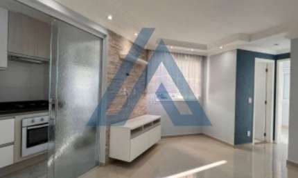 Apartamento para locação Cidade Jardim, Jundiaí-SP: 2 quartos, 2 salas, 1 banheiro, 1 vaga, 48m².