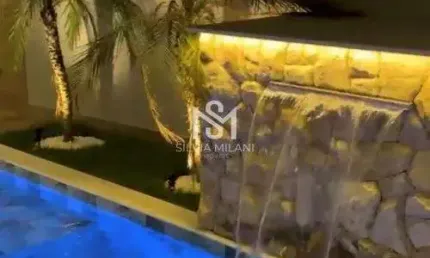 Condomínio Evidências Residencial Indaiatuba - Casa de  Condomínio em Indaiatuba com 03 suítes, escritório e piscina