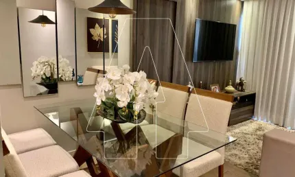 Apartamento no condomínio residencial larissa em araçatuba/sp