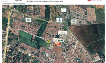 Terreno comercial à venda no Conjunto Habitacional Doutor Antônio Villela Silva, Araçatuba 