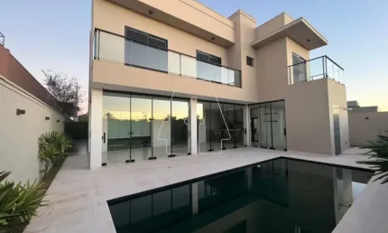 Casa em condomínio fechado no alphaville i em araçatuba/sp