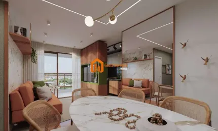 Apartamento com 2 quartos à venda na Rua General Caiado de Castro, 12, Engenheiro Luciano Cavalcante, Fortaleza por R$ 527.000