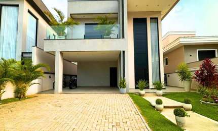LINDA CASA ALTO PADRÃO NO CONDOMÍNIO IBI ARAM II NA CIDADE DE ITUPEVA/SP