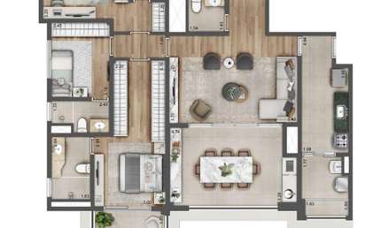 Apartamento com 3 quartos à venda na Avenida Nova Cantareira, 2466, Tucuruvi, São Paulo