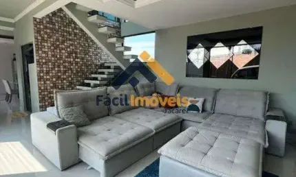 Casa para Locação em Jacareí, Jardim Alvorada, 2 dormitórios, 2 suítes, 4 banheiros, 4 vagas