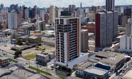 VG - Visconde de Guarapuava - More com conforto no Centro - Apartamentos de 1 e 2 Dormtórios em Condomínio Clube