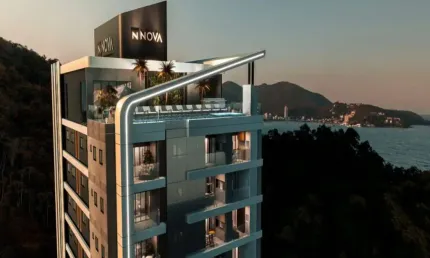 Pré-lançamento | excelente apartamento 2 quartos sendo 1 suíte com 1 vaga de garagem no morretes em itapema/sc - imobiliária áfrica