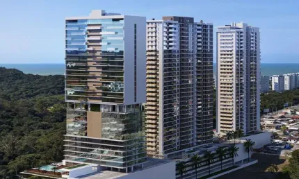 Em construção | ótimo apartamento 3 quartos sendo 1 suíte, 2 vagas de garagem na praia brava em itajaí/sc - imobiliária áfrica