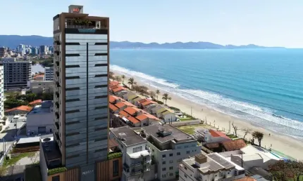Em construção | excelente apartamento 3 suítes, 2 vagas de garagem no perequê em porto belo/sc - imobiliária áfrica