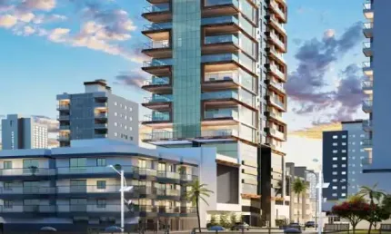 20m do Mar | Excelente Apartamento Novo | 4 Suítes, 3 vagas de Garagem na Meia Praia em Itapema/SC - Imobiliária África