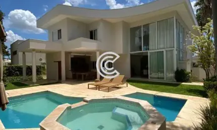 Casa com 4 quartos à venda na Rua das Ixias, 40, Alphaville Dom Pedro, Campinas por R$ 3.900.000