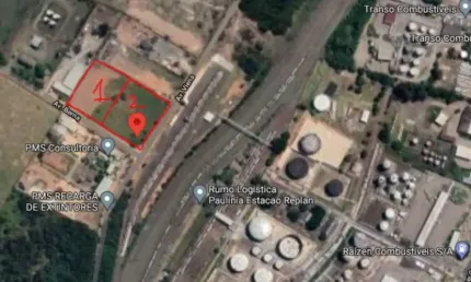 Terreno à venda na Avenida Viena, 100, Cascata, Paulínia por R$ 2.400.000