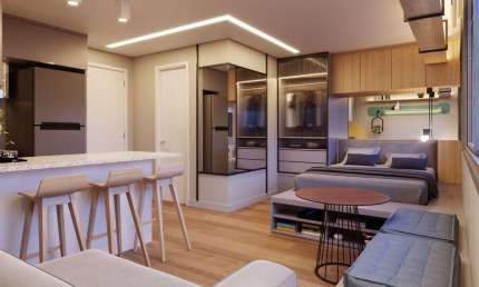 Apartamento com 1 dormitório à venda, 29 m² por R$ 465.250,00 - Central Parque - Porto Alegre/RS