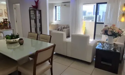 Apartamento com 2 suítes, vista livre e área de lazer em Tambaú – João Pessoa