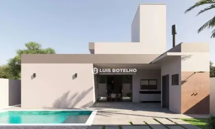 Casa térrea em construção no condomínio residencial villa bela vista com 3 suítes e 4 vagas de garag