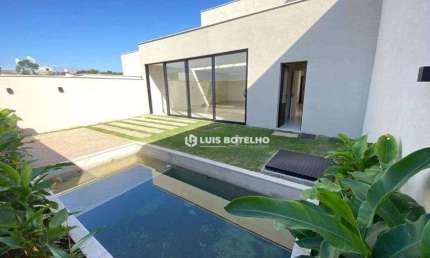 Casa térrea no Condomínio Soleil Piracicaba com 3 suítes e 4 vagas de garagem - R$ 1.290.000,00