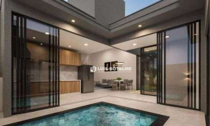 Casa térrea em construção no Residencial Park Unimep Taquaral com 3 suítes e 4 vagas de garagem - R$