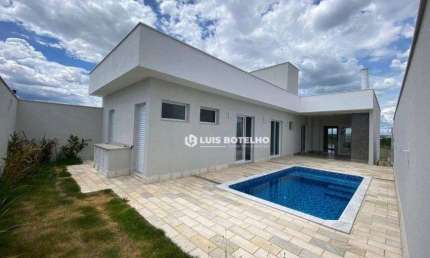 Casa semi-térrea no Condomínio Soleil Piracicaba com 3 suítes e 4 vagas de garagem - R$ 1.100.000,00