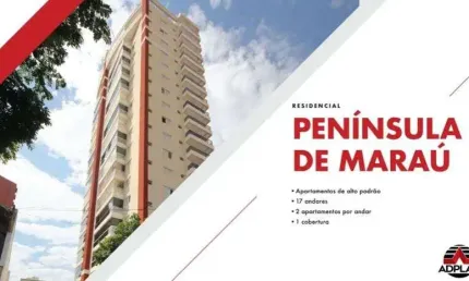 Apartamento para venda com 156 metros quadrados com 3 quartos, suítes, Edifício Península de Marau e